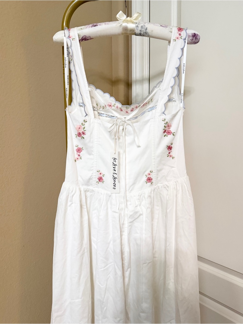 For Love And Lemons Tea Time Midi Dress Size Medium NWT - Picture 8 of 10